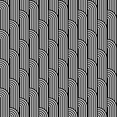 Design seamless monochrome geometric pattern