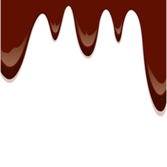 melted chocolate drips