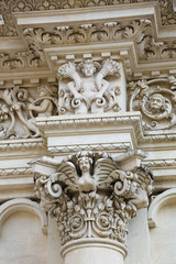 Obraz premium Santa Croce baroque church in Lecce