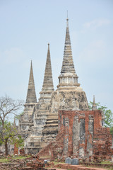 Fototapeta premium Wat Phra Sri Sanphet, Ayutthaya,Thailand