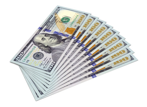 Dollars (clipping path included)