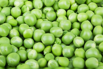 Green peas background.