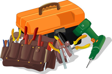 box with tools