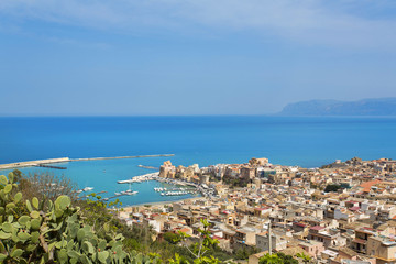 Naklejka na ściany i meble Castellammare del Golfo, Trapani, Sicily