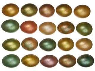 beautiful bright Easter eggs