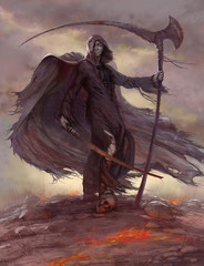 Horseman of the apocalypse, scytheman