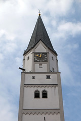 Fototapeta premium Stadtpfarrkirche in Rain