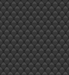 Seamless Black Leather Upholstery