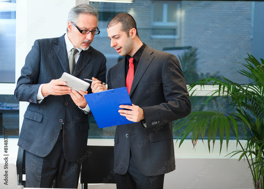 Canvas Prints business people at work