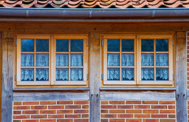 Obraz premium Alte Sproßenfenster