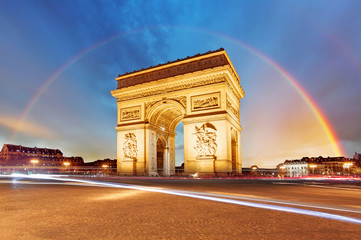 Fototapeta na wymiar Paris, Arc de triomphe