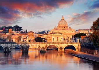 Foto auf Acrylglas Vatikanstadt mit Petersdom © TTstudio