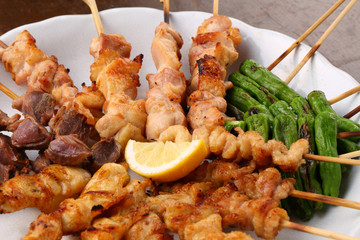 焼鳥の盛り合せ