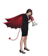 Devil businesslady