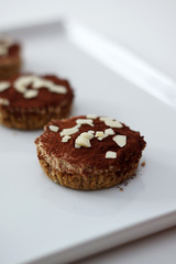 Mini cheesecake tiramisu