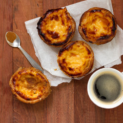 portuguese cookies with coffee