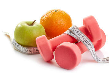 Fitness equipment dumbbells