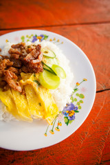 Cambodian fried dried pork