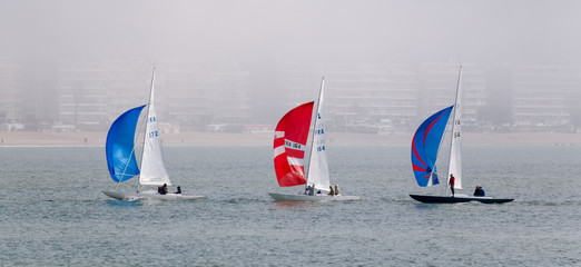 Régate en baie de la Baule