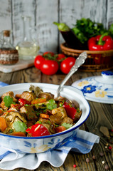 Beef ragout with vegetables