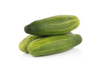 Cucumber isolated on white background