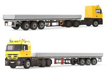 Hard truck aluminum cargo trailer.