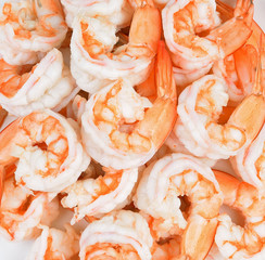 Boiled shrimps