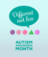 Autism awareness design vector