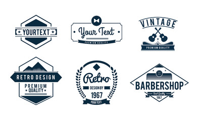 Obraz premium Vintage badge vectors