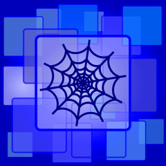 Spider web icon