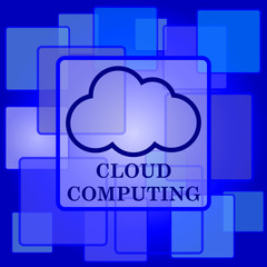 Cloud computing icon