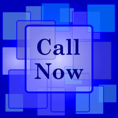 Obraz premium Call now icon