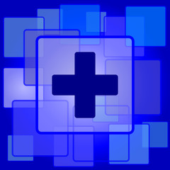 Obraz premium Medical cross icon