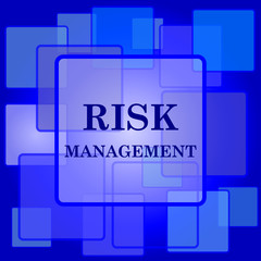 Risk management icon