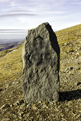 Llanberis Snowdon rock sign