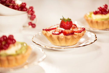 Delicious strawberry tarts