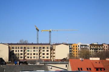Buildings in the old town,Vilnius