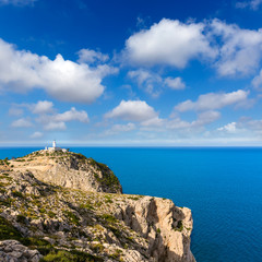 Fototapeta na wymiar Majorca Formentor Cape Lighthouse in Mallorca