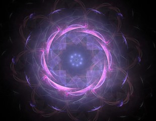 Elementary Particles series. Interplay of abstract fractal forms