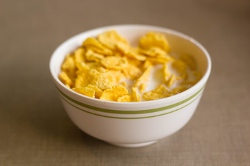 Milk and cereal