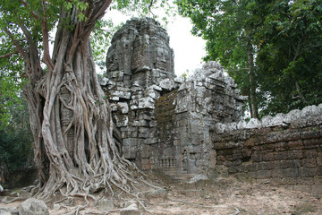 Tempel Ruinen in Angkor, Kambodscha, UNESCO Weltkulturerbe