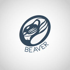beaver logo vector