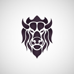 Bison logo vector