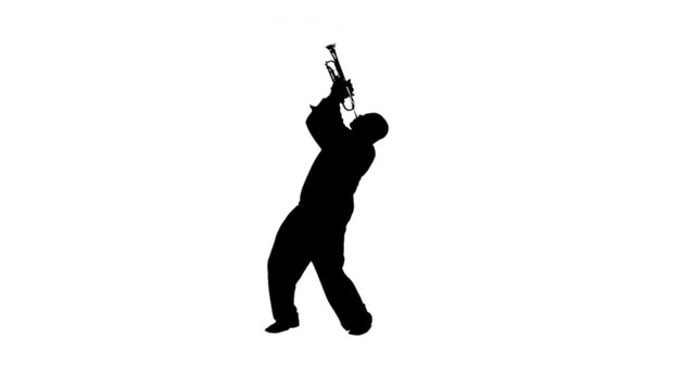 Trumpet Guy Silhouette