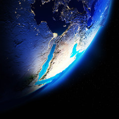 Fototapeta na wymiar Earth continents