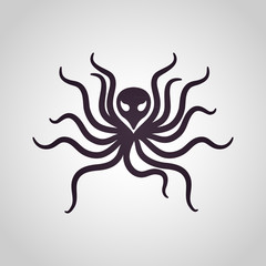Kraken logo vector