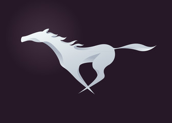 Horse symbol vector