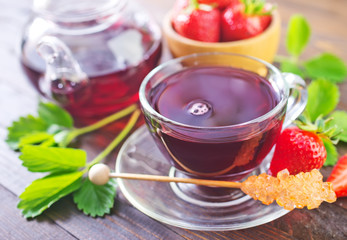 strawberry tea