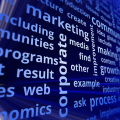 Obraz premium Corporate marketing