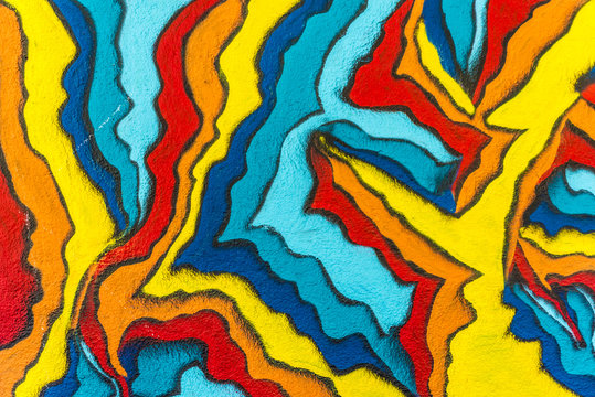 Fototapeta Multicolored graffiti